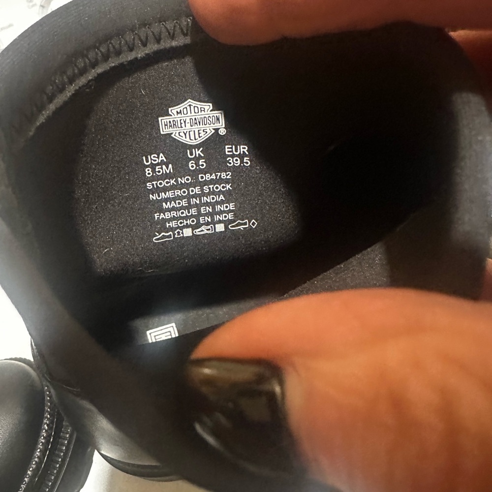 Womens Harley Davidson ankle boots (New) - Picture 5 of 8